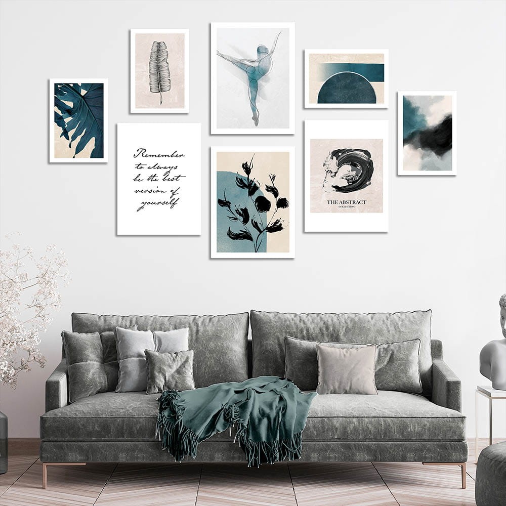 Zestaw plakatow niebieska abstrakcja szara sofa.jpg