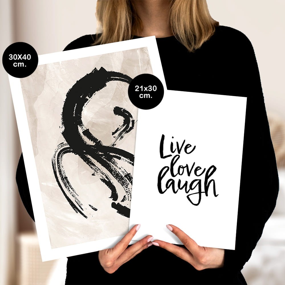 Zestaw dwustronnych plakatow BOHO line art22.jpg