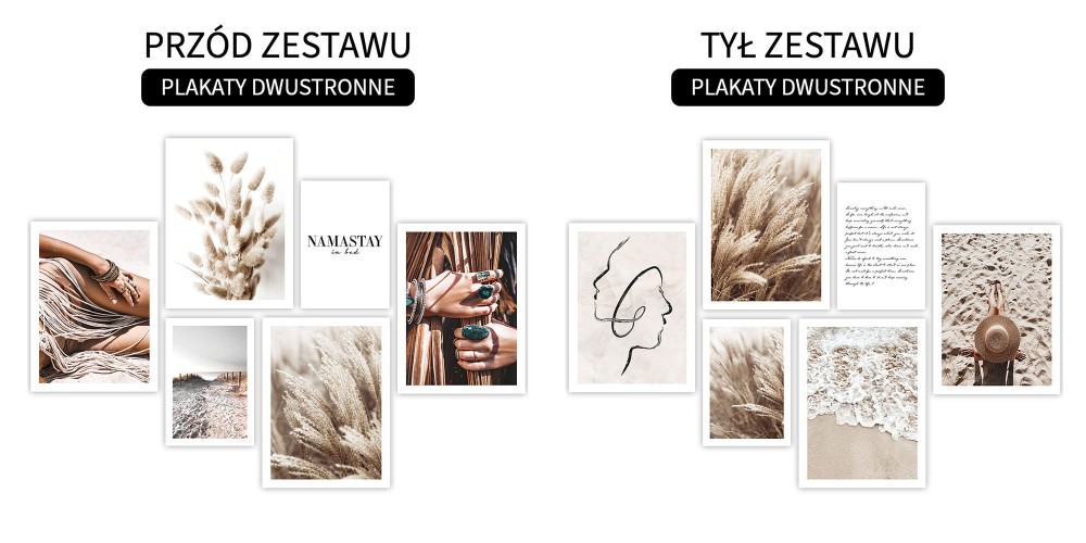 Zestaw dwustronnych plakatow premium - Boho Namastay (bez ramek)11.jpg