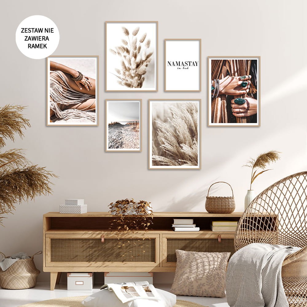 Zestaw dwustronnych plakatow premium - Boho Namastay (bez ramek)30.jpg