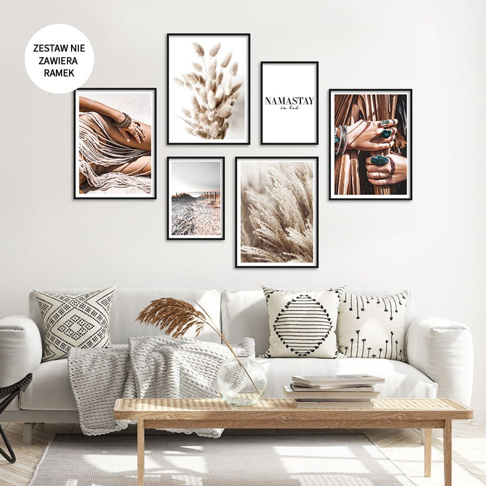 Zestaw dwustronnych plakatow premium - Boho Namastay (bez ramek)34.jpg